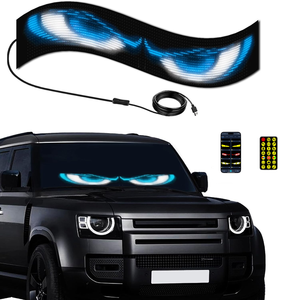 Schermo a matrice a LED impermeabile controllato da App, Display digitale flessibile e morbido per i messaggi di scorrimento per auto, centro commerciale - Product Image 1