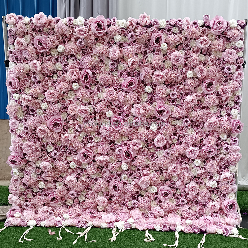 17# Muro di fiori viola