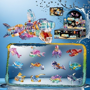 Hot Bán 3D Tyrannosaurus Rex Mô Hình Xây Dựng Khối Đồ Chơi Nhỏ Nhựa Khủng Long Thế Giới Đồ Chơi Xây Dựng Khối Bộ Cho Bé Trai Đồ Chơi Trẻ Em - Product Image 3