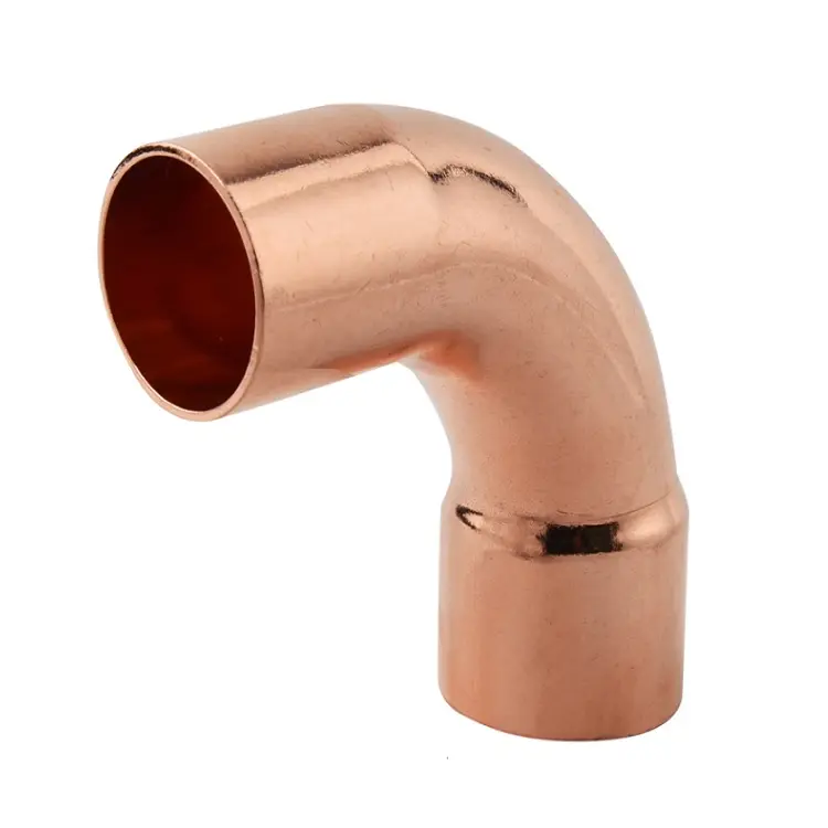 Wholesale Retail copper pipe fitting 90 degree long radious ftgxc copper street elbow