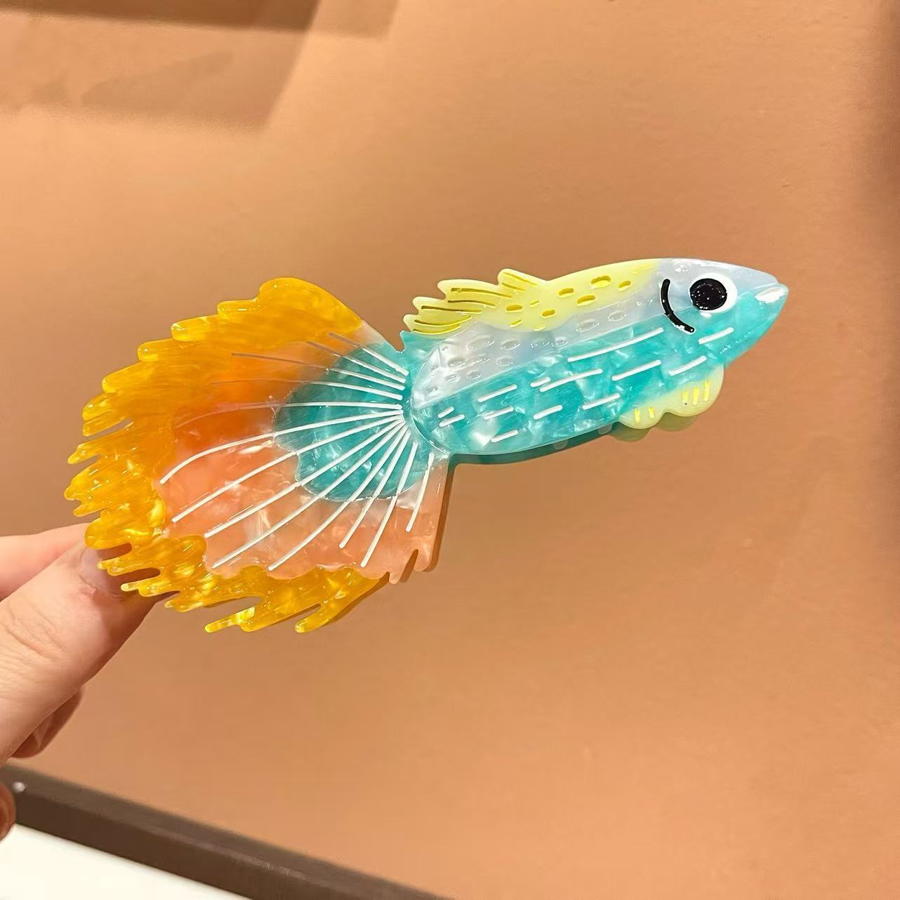 2 guppies naranjas - 118cm x 5cm - 30g