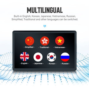 4CH 1080p/720p Split Display 10.36-inch 2.5D <strong>HD</strong> IPS Touch Screen MDVR Monitor 2IN1 Kit Remote Vehicle Backup Monitor Mdvr Kit - Product Image 5