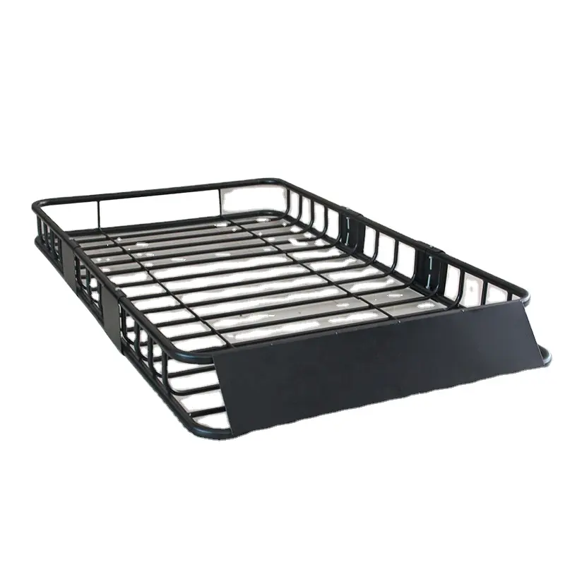 Cesta de extensão para carros 64 ", cesta preta universal para transportar bagagem de carros com suv