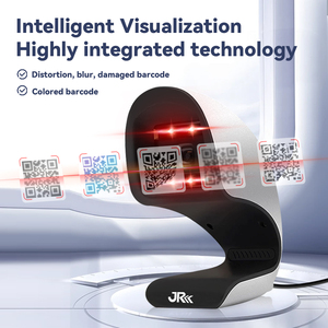 JR T98 Настольный 2D - 1D сканер штрих-кодов Plug and Play USB для маркировки 1D (проводной фиксированный) - Product Image 4