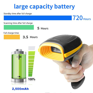 2.4G Wireless QR Code 1D Lotterie los scanner optischer Markierung leser