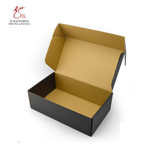 Stock mailing semplici scatole di cartone ondulato bianco carta artigianale cassetta postale di spedizione locale - Product Image 4