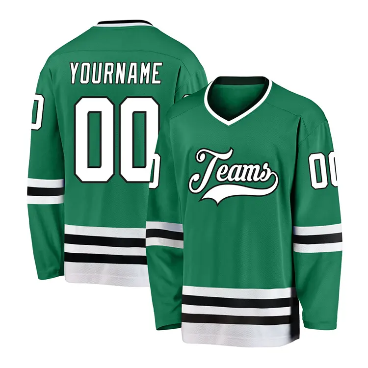 High Quality Polyester Free Design Ice Hockey Jersey Sublimation Printing Embroidered Logo Custom Ice Hockey Uniform