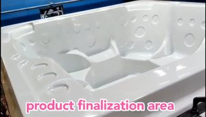 Material acrílico multicolor Piscina al aire libre Spa Bañeras de masaje Diseño moderno con sistema de control por computadora para villas - Product Image 6