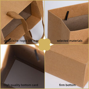 Alışveriş ve paketleme için kolları ile yüksek kalite düz Kraft kağıdından poşet-el hediye yapma makinesi Take Away - Product Image 3