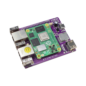 Scheda di espansione a doppia porta RJ45 porta Ethernet doppia scheda IO con custodia per Raspberry Pi CM4 - Product Image 5