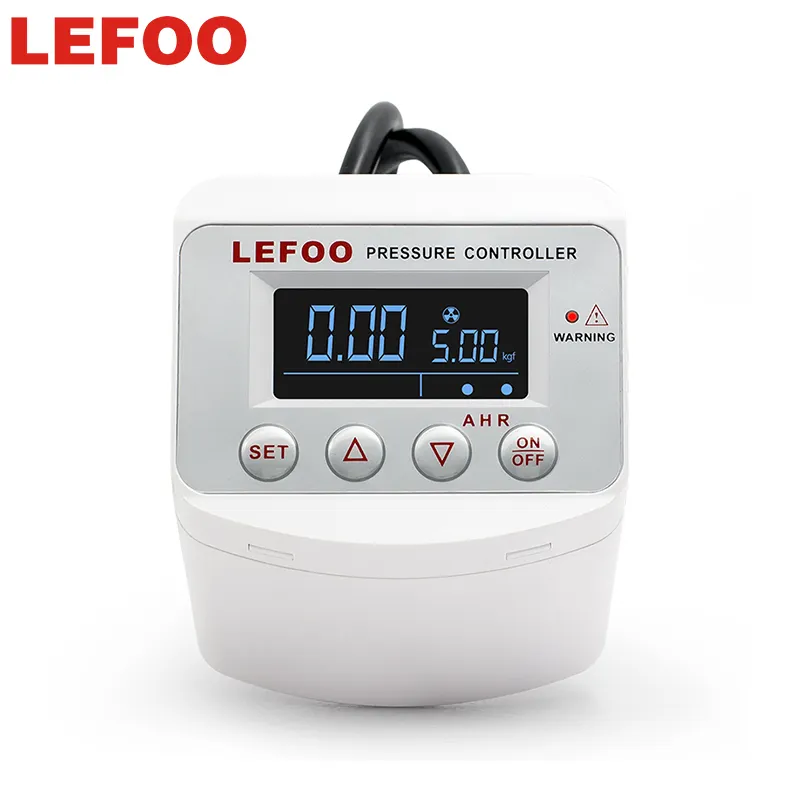 LEFOO圧力コントローラー真空ポンプおよび空気圧縮機用のLCD付きデジタル圧力スイッチ