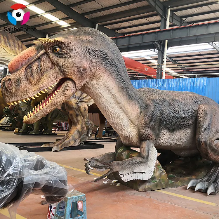 Dinopark หุ่นยนต์แม่ไดโนเสาร์ Trex สำหรับไดโนเสาร์ไดโนเสาร์ไดโนเสาร์