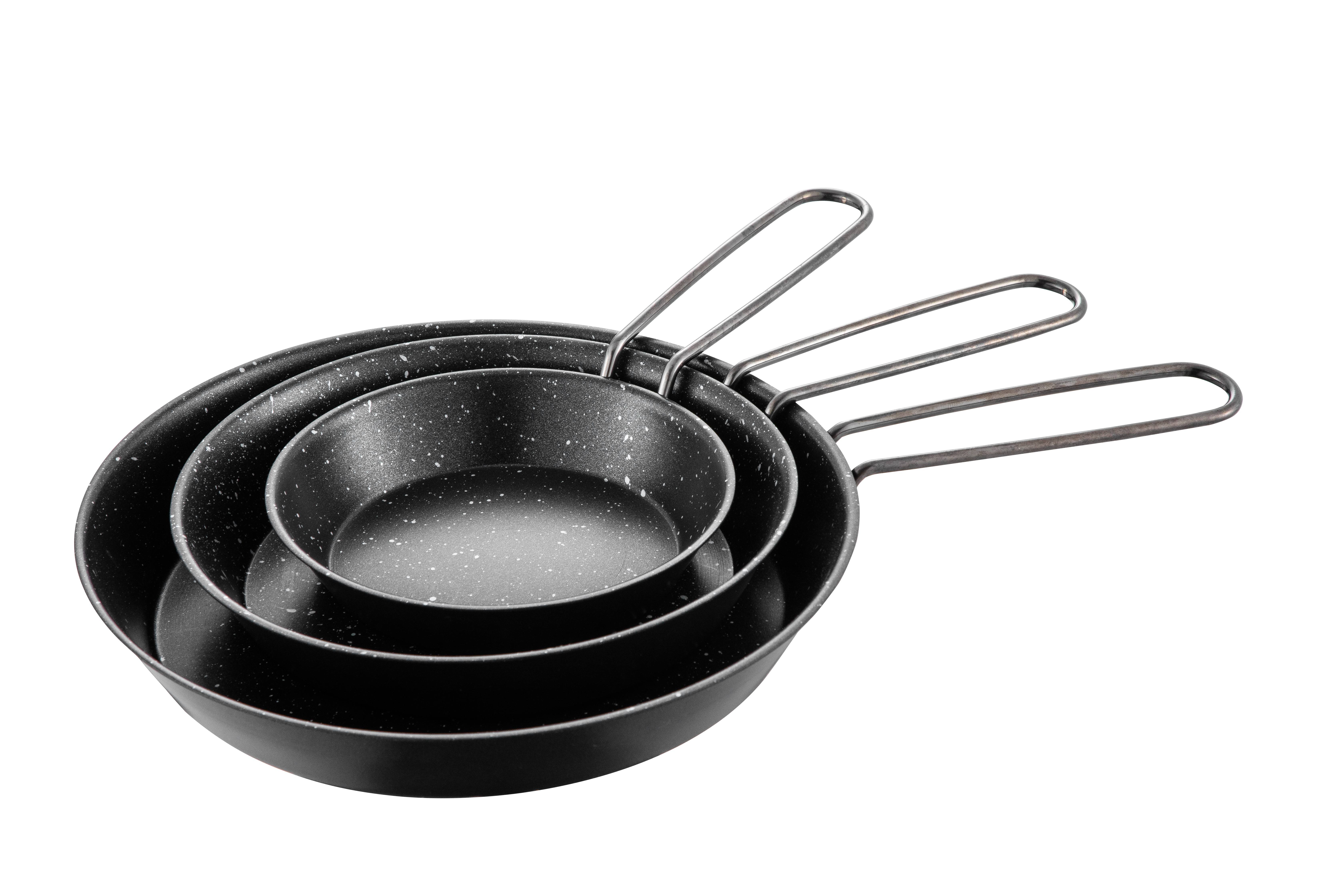 Noir 12 + 16 + 20 cm set antiadhésif