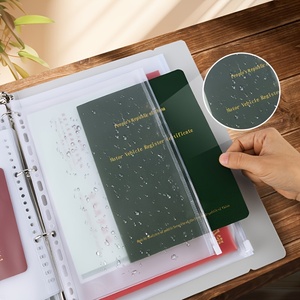 A4透明外壳A4/A5/B5/A6活页文件存放书卡片收藏书 - Product Image 5