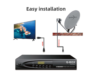 4k combo dvb s2 dvb t2 QBOX dvb-t/dvb-t2 tv tuner alıcı full hd 1080p destek OTA wifi USB MPEG H264 zaman kayması EPG OSD CCCAM - Product Image 3
