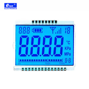 Hohe Sichtbarkeit Segment anzeigen mit weißer Hintergrund beleuchtung LCD-Bildschirm - Product Image 2