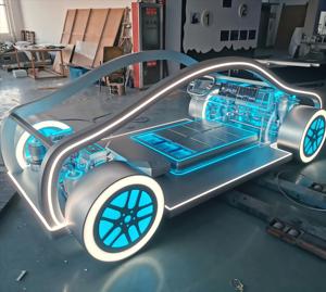 New Custom Lighting <strong>Rendering</strong> Framework Car <strong>Model</strong> Exhibition Props Collection Props - Product Image 3