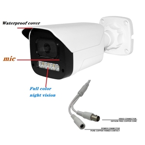 3MP 4CH audio 4K 2 Outdoor 2 interior DVR kit CCTV cámara RED DE TELÉFONO MÓVIL monitoreo remoto sistema de cámara de seguridad - Product Image 5