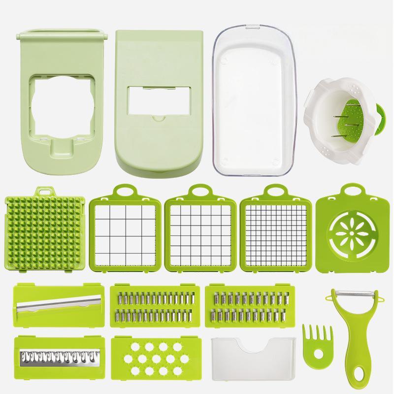Ensemble vert 17 pièces