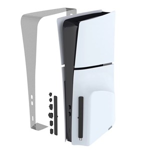 PG-P5S012มุ้งกันฝุ่น8 in 1สำหรับ PS5บางเฉียบป้องกันฝุ่นชุดฝาครอบปลั๊กคอนโซล