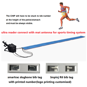 Complete Set for Marathon Race Timing System 4-Port UHF RFID Reader Roll Mat Antenna &amp; RFID Wristband Tag 860-960MHz Frequency - Product Image 4