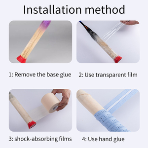 ด้ามจับไม้แบดมินตันกันลื่นแบบพกพาผู้ผลิตฟิล์มกันแรงกระแทกแบบกำหนดเอง - Product Image 4