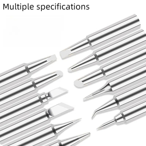 12-Piece T18 Series Soldering <strong>Tips</strong> Set T18-I/B/C/K/<strong>D</strong> Copper Iron <strong>Tips</strong> for Hakko FX888D Station - Product Image 5