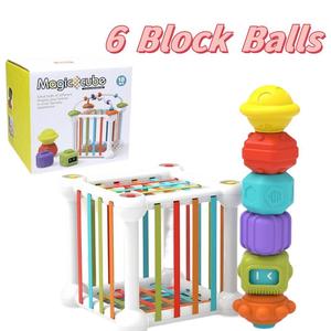 Bé Cao Su Mềm Xây Dựng Khối 1 + Năm Tuổi Bé Giáo Dục Sớm Giáo Dục Silicone Đồ Chơi Xây Dựng Khối Mô Hình - Product Image 4