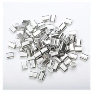 سلك حبل الطويق الألومنيوم البيضاوي الأكمام كليب تركيبات حلقة كم كابل يعقص M1.0-M10 - Product Image 1