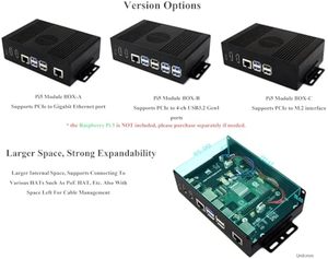 Aismartlink Kit Mini-Computer multifunzione All-in-One compatibile con Raspberry Pi 5, Pi5 PCIe Box - Product Image 5
