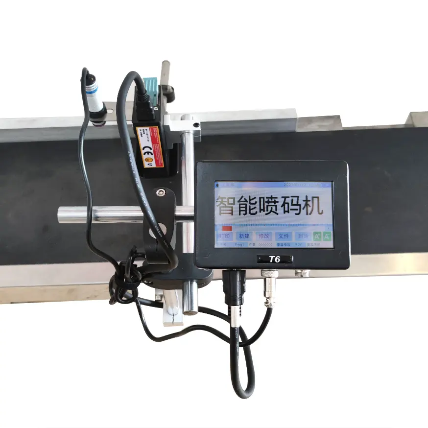 Hergestellt in China 5-Zoll-Großbildschirm 12,7mm Online-TIJ2.5-Industrie-Inkjet-Codier drucker zum Verpacken von Produktions linien