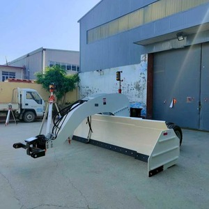 Runtu merek traktor ditarik leher angsa cahaya lengkung LaseScraper teleskopik sekop ganda - Product Image 5