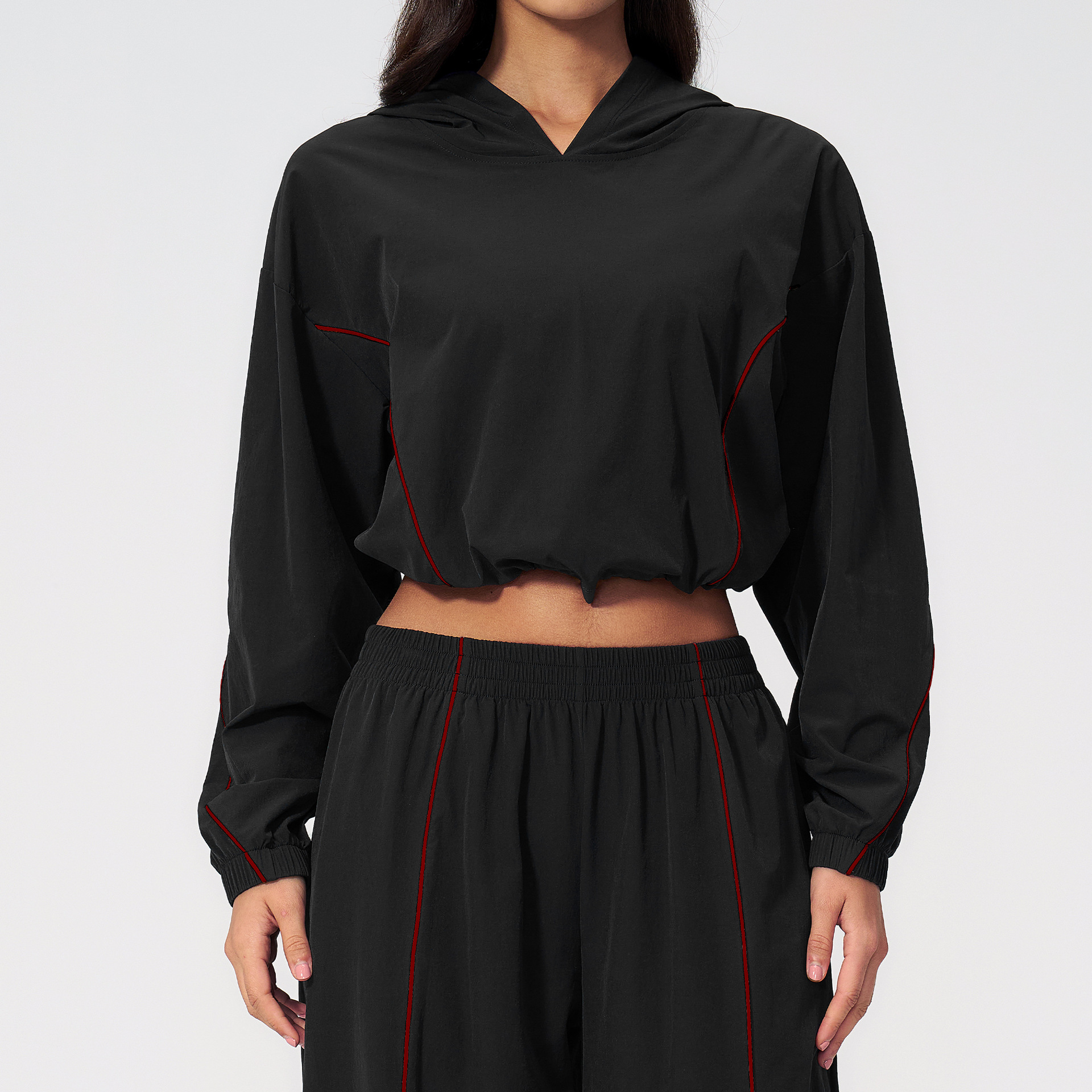 Black hit red