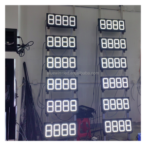 7ส่วนขนาดใหญ่ LED Wifi Rf ระยะไกล RS485 8นิ้ว Led ก๊าซราคาจอแสดงผลสำหรับสถานีบริการน้ำมัน - Product Image 6