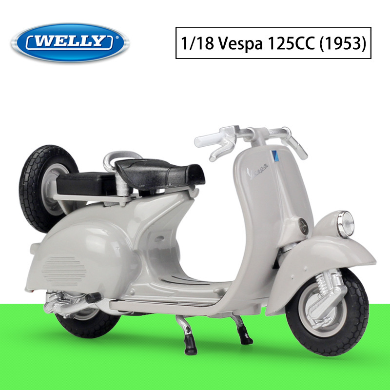 Vespa 1953 125cc grigia