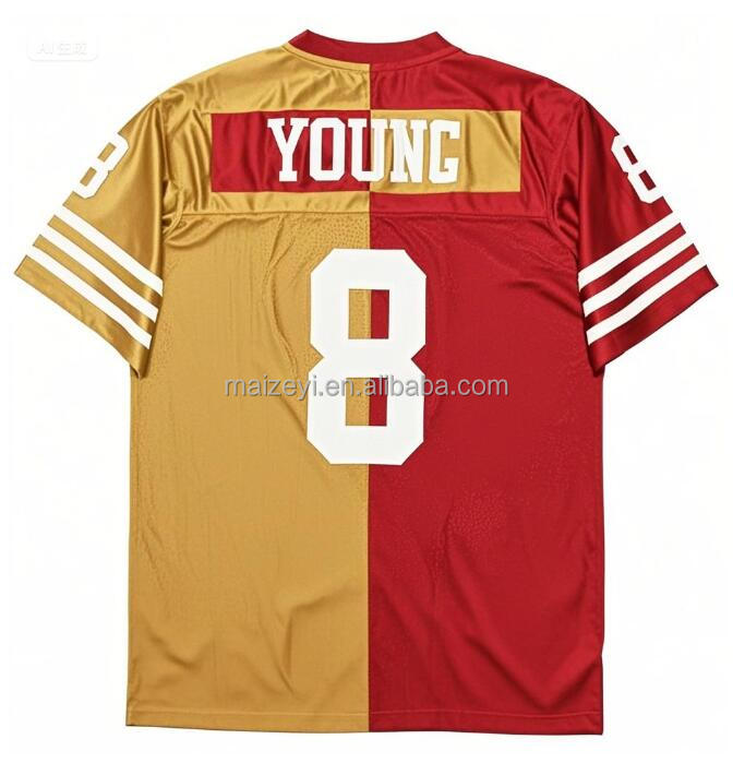 #8 Steve Young Scarlet/Gold