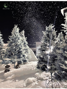 工場価格屋外プレライトクリスマスツリー人工巨大雪クリスマスツリーミックスプレミアムフロッククリスマスツリー大 - Product Image 4
