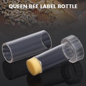 2 adet yeni arıcılık kraliçe arı işaretleme araçları arı işaretleyici tüp Catcher kafes sünger fiş ve kanat kesim ile çiftlik kullanımı için - Product Image 2