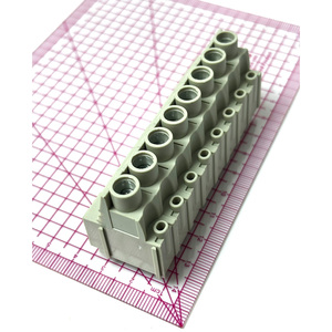 Bloque de terminales de resorte de placa de circuito impreso compacto de doble fila PCB - Product Image 1