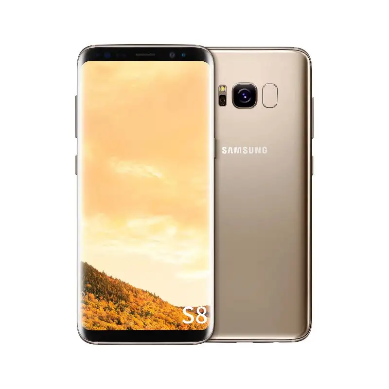 Vendita all'ingrosso originale S8 telefoni cellulari usati sbloccano 4G smartphone per samsung galaxy S8 4 + 164GB versione globale telefoni