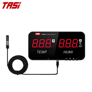 TASI TA623B Sensor de temperatura y humedad inteligente de pantalla grande, registro de datos y función de alarma para el hogar y la Oficina - Product Image 4