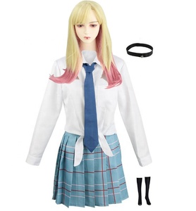 Ecofalson-Disfraz de Marin Kitagawa, traje de escuela encantador JK, falda de uniforme, Halloween, Carnaval