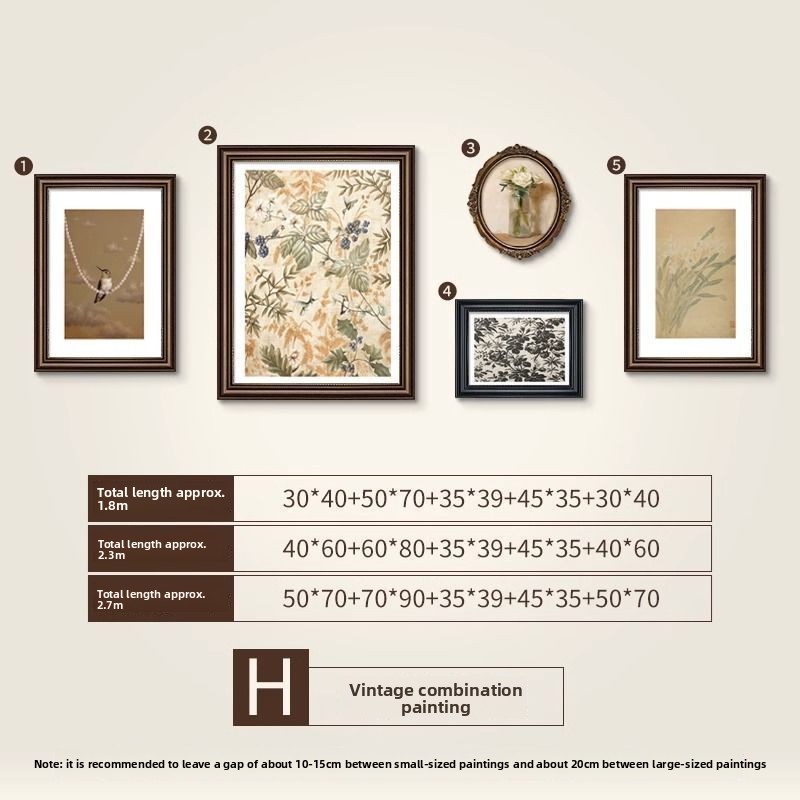 ภาพวาดผสมผสานสไตล์วินเทจ H