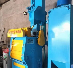 Q326 Tumble Belt Shot <strong>Blasting</strong> Machine <strong>Small</strong>-Scale Crawler Shot <strong>Blasting</strong> Machine Engine Motor Core Components for Deflashing
