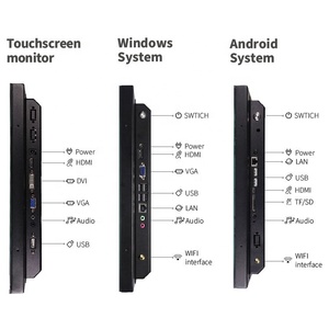 Montaggio a parete 10.1 11.6 13.3 15.6 pollici pannello industriale Lcd Pc incorporato Touch Screen Monitor capacitivo con Android Win opzionale - Product Image 6