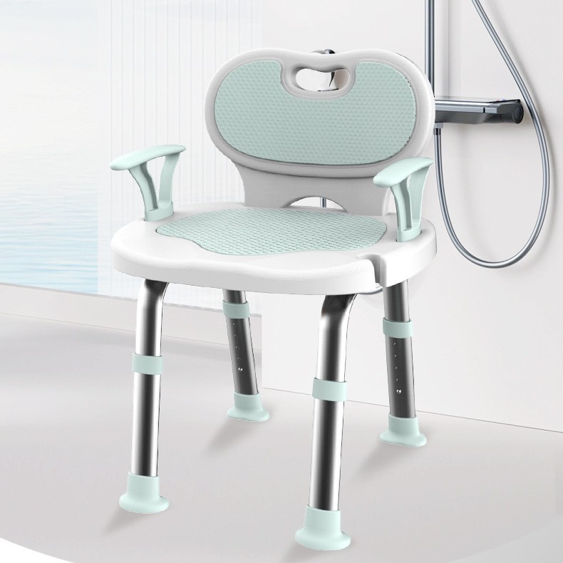 Rotating shower stool