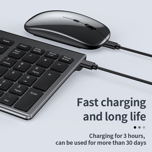 2.4G Blue Tooth Wireless Type c Rechargeable <strong>Mouse</strong> <strong>Keyboard</strong> Combos for Windows/iso/mac - Product Image 4