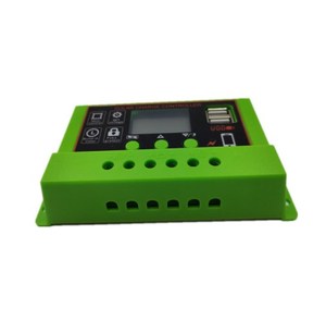 60A/50A/40A/30A/20A/10A 12V 24V regolatore di carica solare automatico Controller PWM LCD Dual USB 5V uscita pannello solare regolatore fotovoltaico - Product Image 2