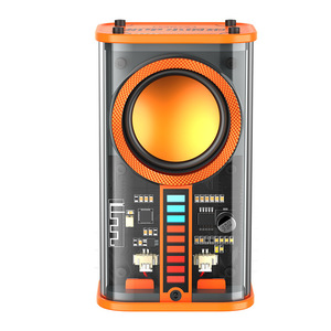 חם מוכר עיצוב חדש rgb mecha רמקול אלחוטי usb USB נטענת bluetooth
