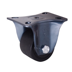 2.5 3 Polegada Preto Mc Nylon Rodízio Rodas Rodízio-rodas-metal Heavy Duty Pequeno Rodízio Rodízios e Rodas de Perfil Baixo - Product Image 3